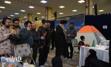 بازدید امام جمعه کرج از رویداد تولیدمحتوا بسیج