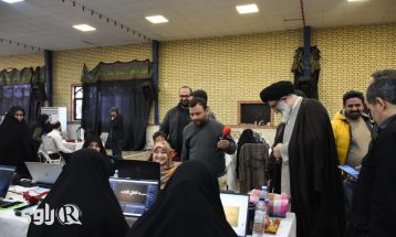 بازدید امام جمعه کرج از رویداد تولیدمحتوا بسیج