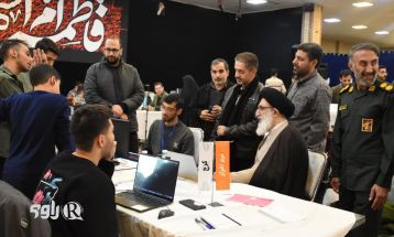 بازدید امام جمعه کرج از رویداد تولیدمحتوا بسیج
