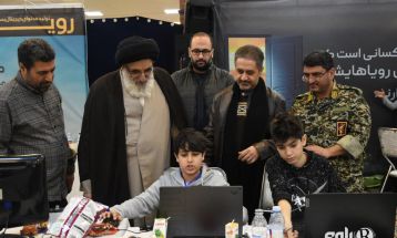 بازدید امام جمعه کرج از رویداد تولیدمحتوا بسیج
