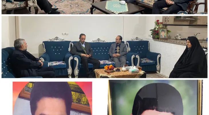 دیدار و تکریم خانواده‌های دو شهید مشکین‌دشت