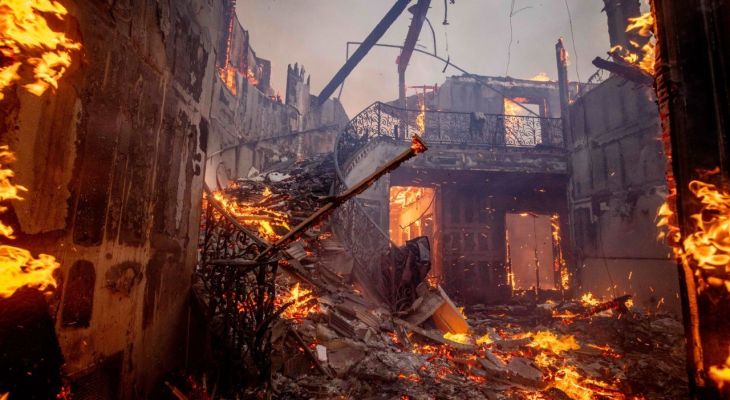 ۱۶ نفر قربانی آتش‌سوزی لس آنجلس