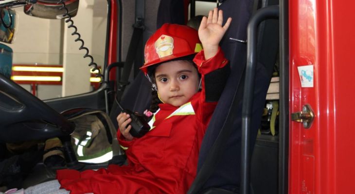 آموزش ایمنی آتش نشانی به ۶۰ خانواده چهارباغ