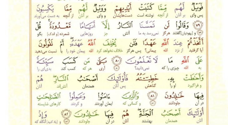 سوره بقره، آیات ۷۷ تا ۸۳