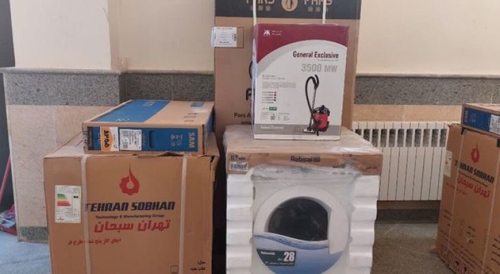 اهدای ۴۱ جهیزیه به نوعروسان چهارباغی