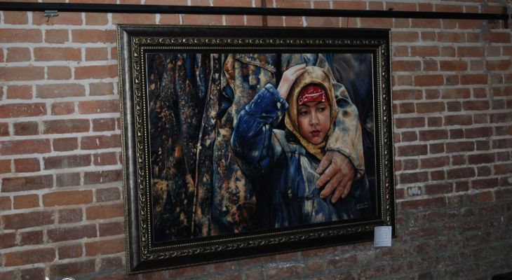 افتتاح نمایشگاه نقاشی «رنگ و سایه» در کرج