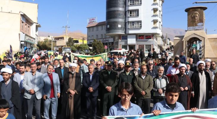 فریاد استکبارستیزی بر فراز قله‌های طالقان بلند شد