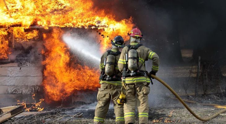 نجات جان ۲ چهارباغی گرفتار در آتش