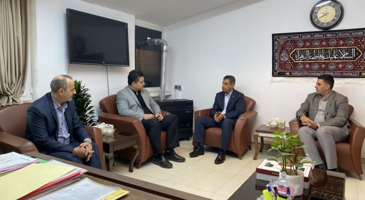 دیدار مدیرکل پست البرز با فرماندار فردیس