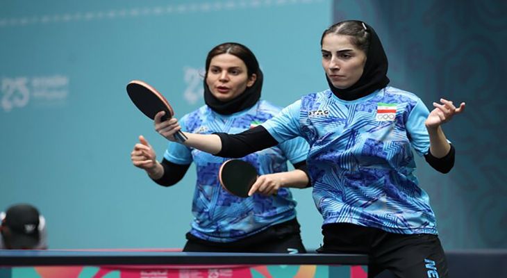 قهرمانی تیم پینگ‌پنگ زنان ایران در بازی‌های کشور‌های‌اسلامی