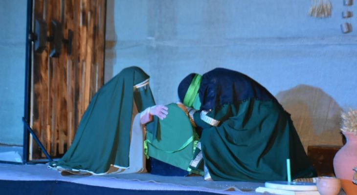 اجرای نمایش مذهبی «از بغض تا چاه»