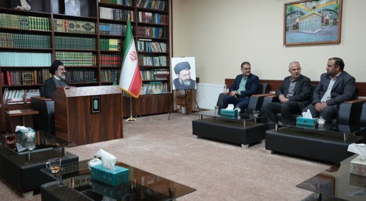 دیدار مدیر ستاد دیه البرز با امام‌جمعه فردیس