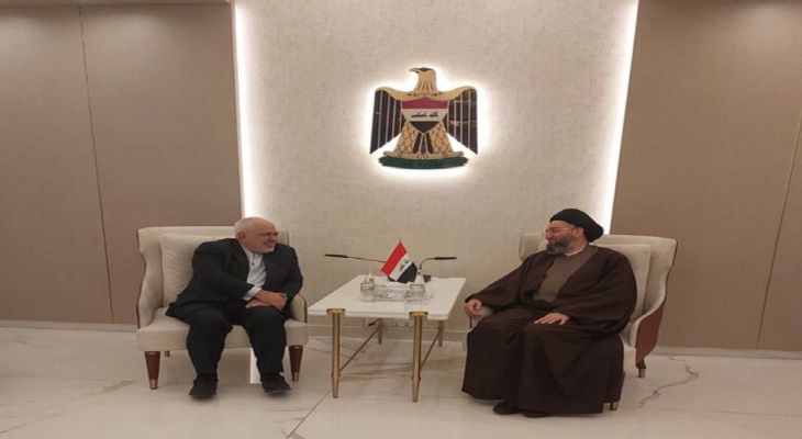 ظریف در بغداد با حکیم دیدار کرد