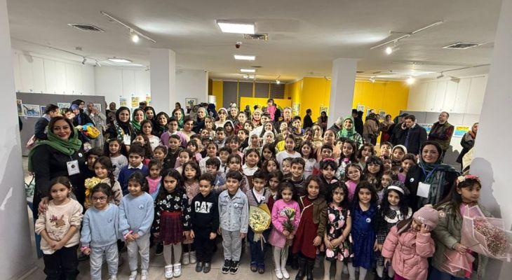 هفتمین سالانه نقاشی و مجسمه کودک و نوجوان البرز افتتاح شد