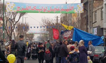 جشن کیلومتری نیمه شعبان در فردیس برگزار شد