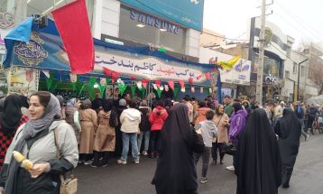 جشن کیلومتری نیمه شعبان در فردیس برگزار شد