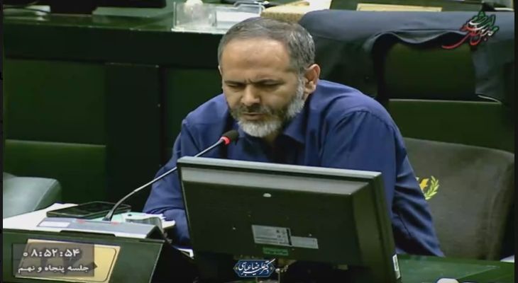 بسیجیان پایگاه شهدای پلخواب در قلب مجلس