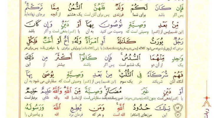 سوره نساء؛ آیه ۱۲ تا ۱۴