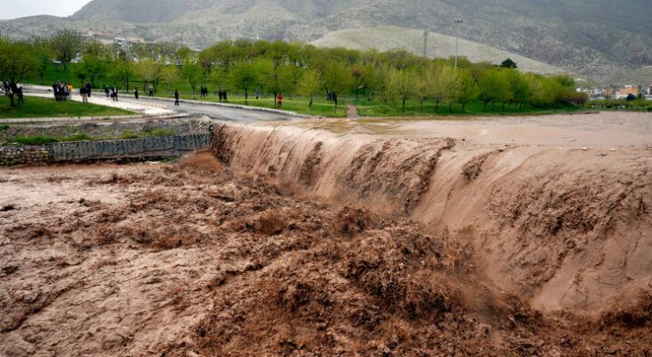 سیلاب ۲ محور روستایی را بست