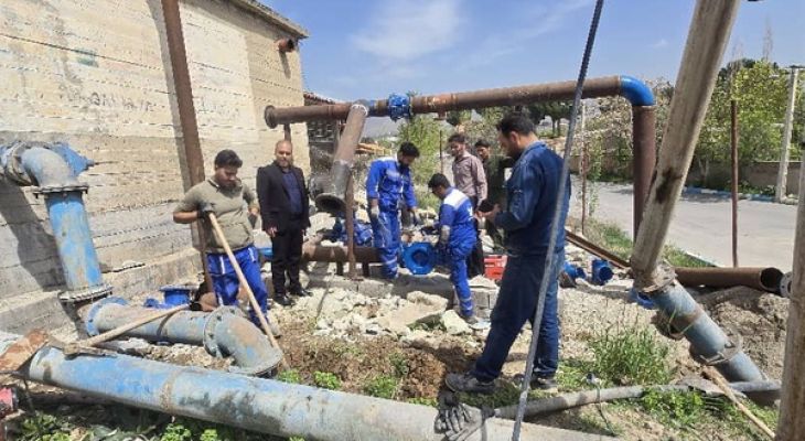 تلاش برای تأمین آب پایدار در روستای هیو
