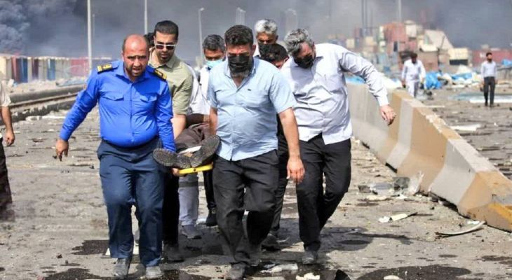 همدلی با آسیب‌دیدگان حادثه بندر رجایی