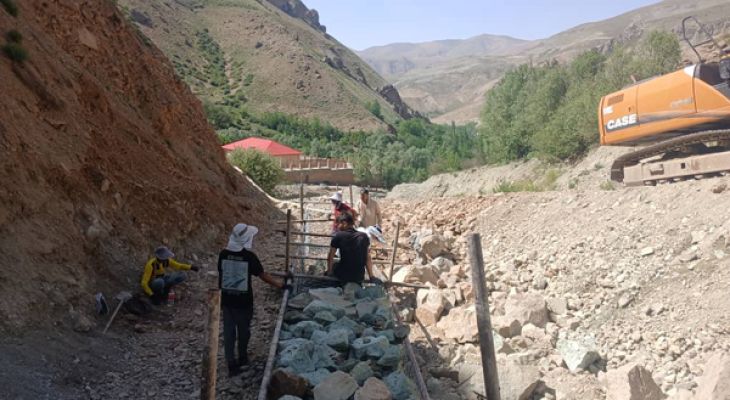 رودخانه محدوده کاخ ناصری ایمن‌سازی شد