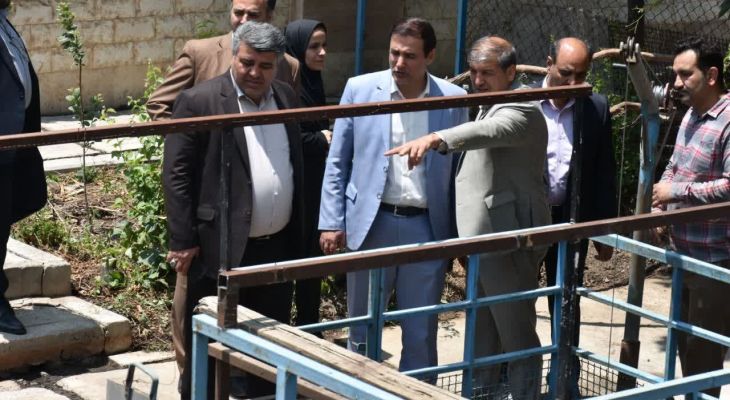 بازدید از پسماندهای عفونی بیمارستان امام جعفرصادق(ع)