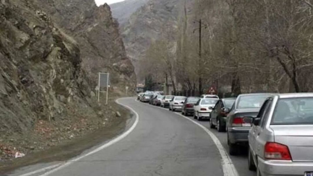 یکرفه شدن جاده کرج-چالوس
