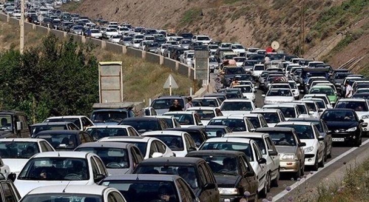 ترافیک سنگین در کرج-چالوس و تهران-شمال