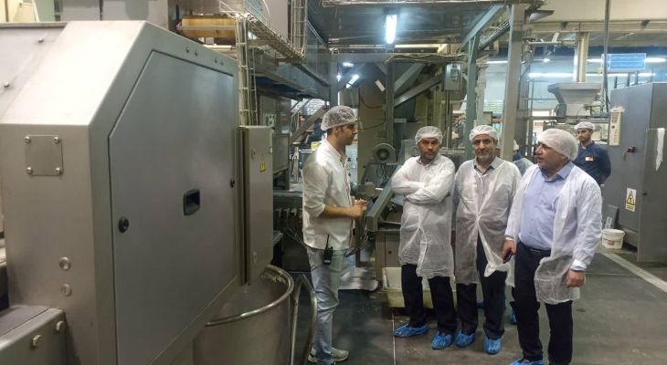 بازدید از بزرگترین شرکت تولید نان صنعتی