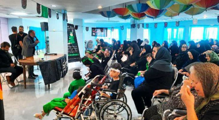 مراسم شیرخوارگان حسینی در کهریزک کرج برگزار شد