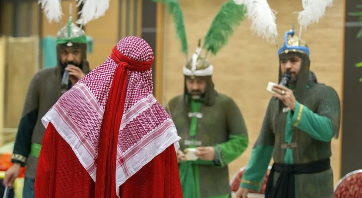 اجرای نمایش مذهبی توسط ۴۰ هنرمند در چهارباغ