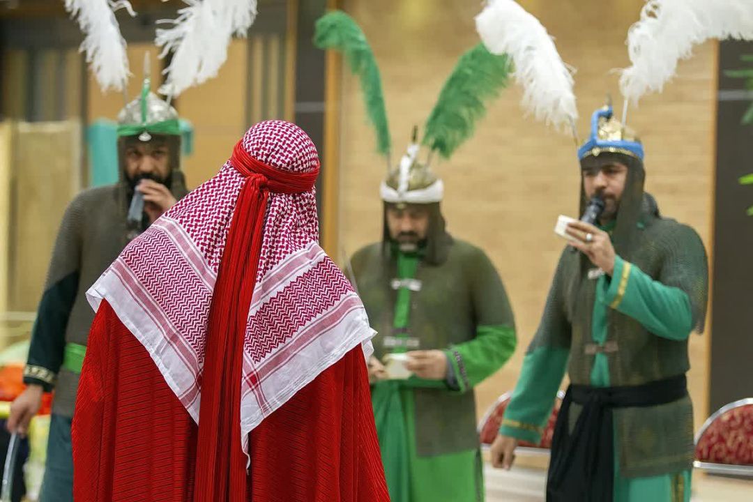 اجرای نمایش مذهبی توسط ۴۰ هنرمند در چهارباغ
