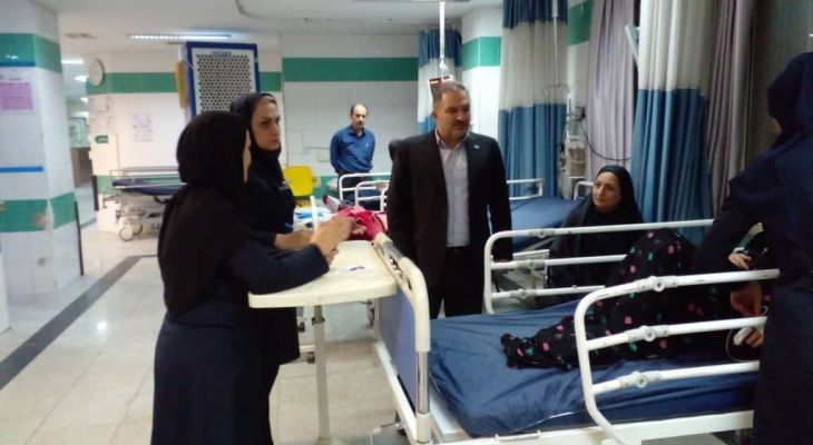 بازدید از بیمارستان امام جعفر صادق (ع) هشتگرد