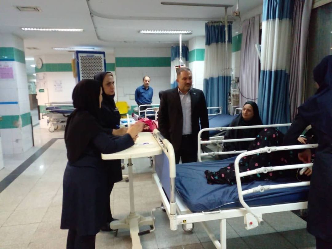 بازدید از بیمارستان امام جعفر صادق (ع) هشتگرد