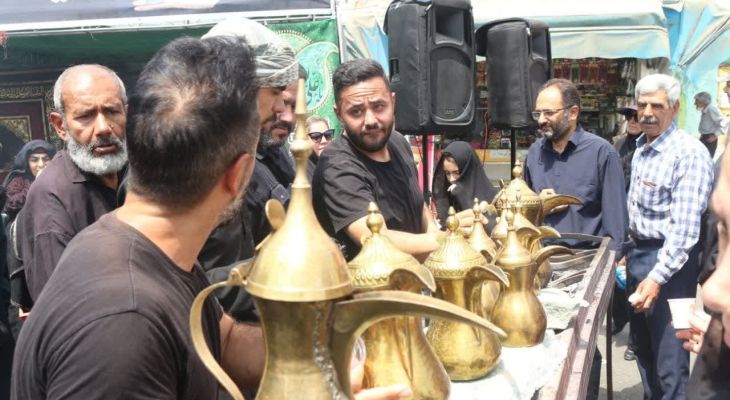 مراسم جاماندگان اربعین با حضور فردیسی‌ها برگزار شد