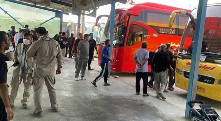 بازگشت بیش از ۱۰هزار زائر اربعین از مهران
