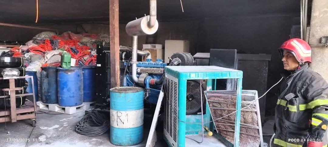 کارگاه تولیدیِ چهارباغ طعمه حریق شد