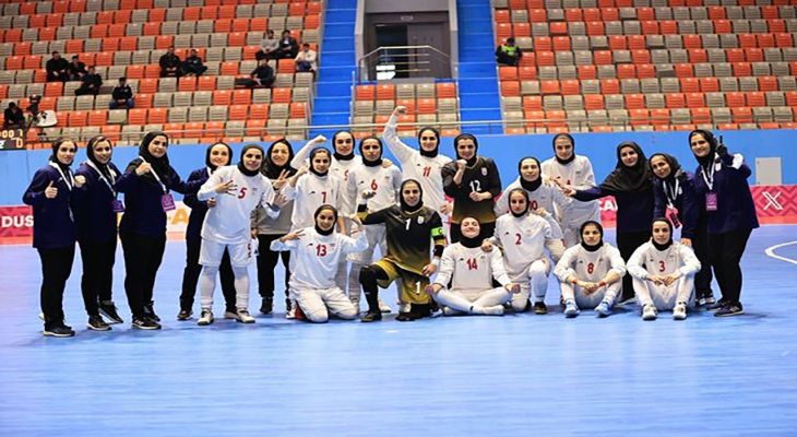 زنان فوتسال ایران در سید نخست