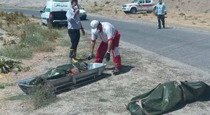 سقوط مرگبار موتورسیکلت در طالقان