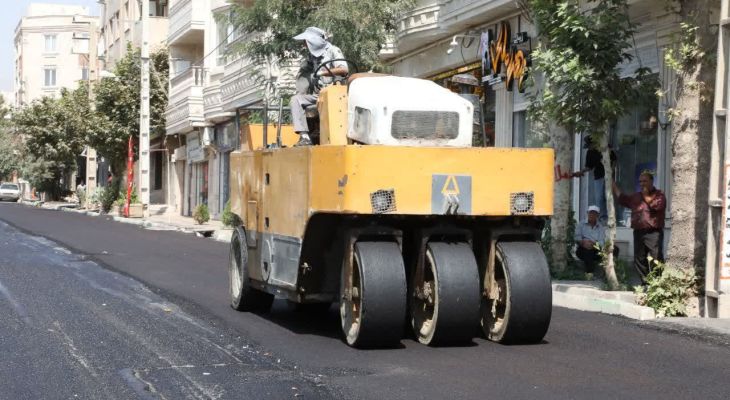 روکش آسفالت خیابان بارویکرد توزیع متوازن خدمات شهری