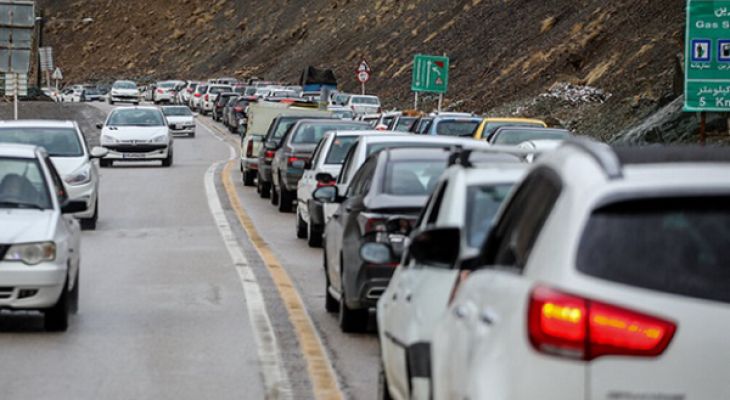 محورهای شمالی البرز درگیر ترافیک سنگین